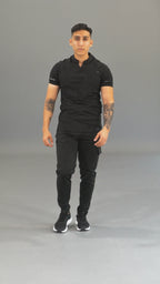 Men's Top 905 Black, Scrubs Super Stretch