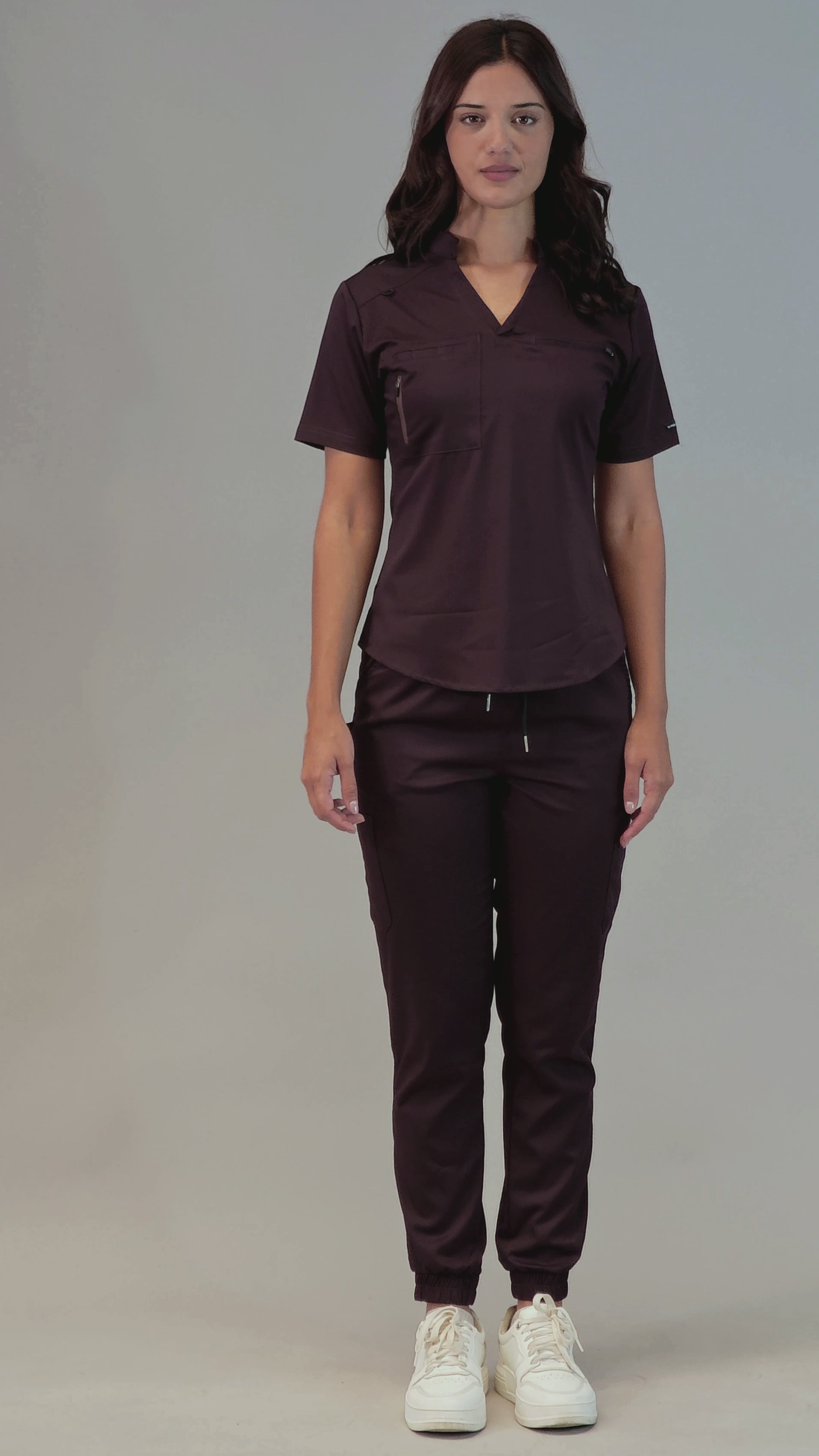 Women's Deep Purple Scrub Top Style 511 – Butter-Soft Touch
