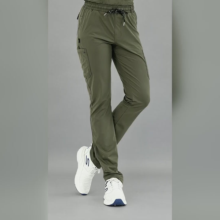 Women's 930 Olive Green Super Stretch Jogger Scrub Pants