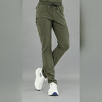 Women's 930 Olive Green Super Stretch Jogger Scrub Pants