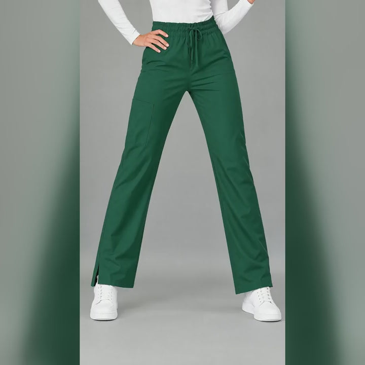 Women's Scrub Pants 502 Bottle Green Lightweight