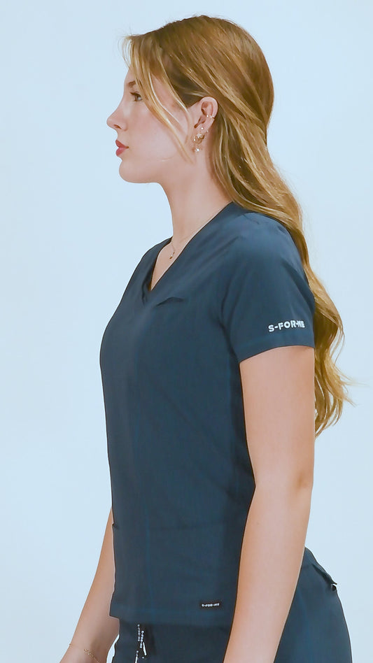 Women’s Waterproof 301 Corsair/Caribbean Blue Top, Scrubs style 301