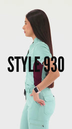 Women's Pants 930 Brook Green - Maroon Super Stretch, Scrubs 930