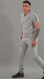 Men's Top 905 Heather Gray, Scrubs Super Stretch