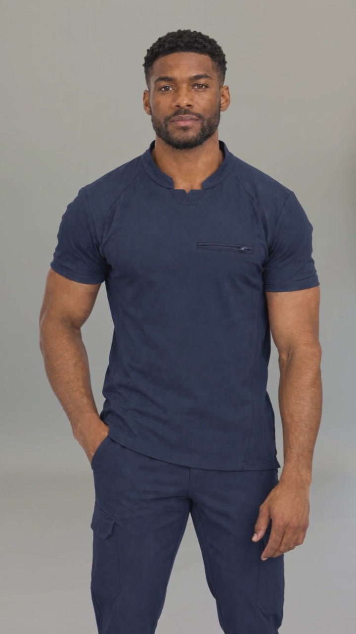 Men's Top 910 Navy Blue Super Stretch