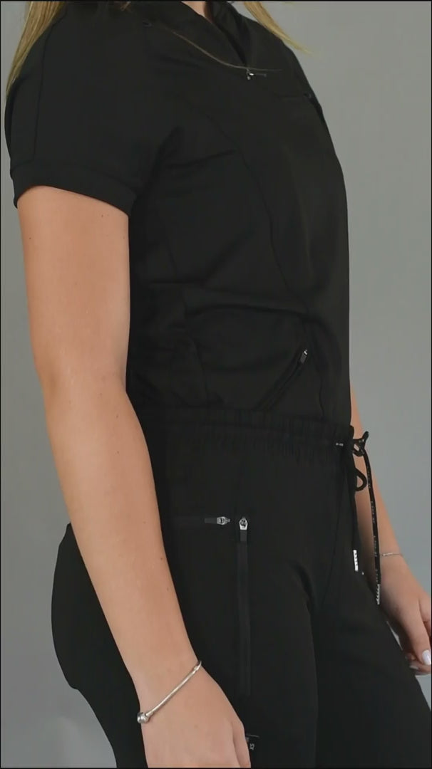 Women's Top 920 Black Super Stretch