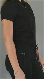 Women's Top 920 Black Super Stretch