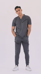 Men's Jogger 905 Oxford Gray, Scrubs Super Stretch