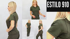 Women's Jogger Pants 910 Olive Green, Super Stretch Scrubs